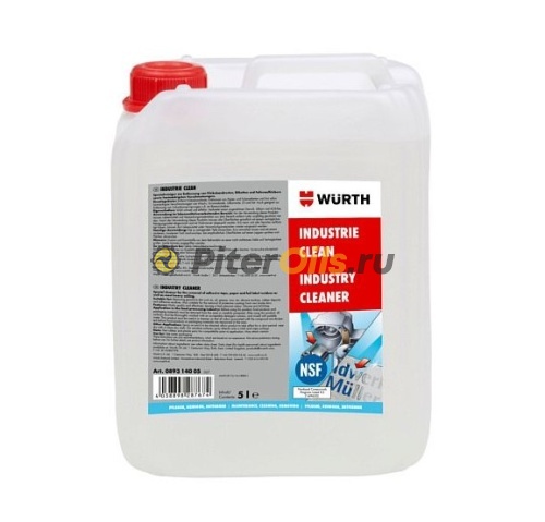 WURTH Очиститель индустриальный 5л 089314005 