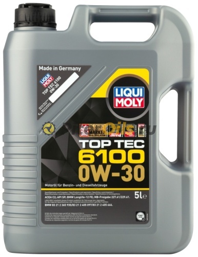 LIQUI MOLY масло моторное Top Tec 0W-30 (5л) 6100/20779