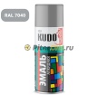 KUDO Краска спрей универсальная серая (520мл) KU1018
