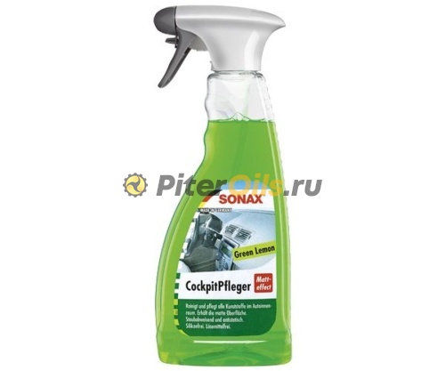 SONAX Матовый очиститель салона Cockpit Pfleger Lemon Fresh 500 мл