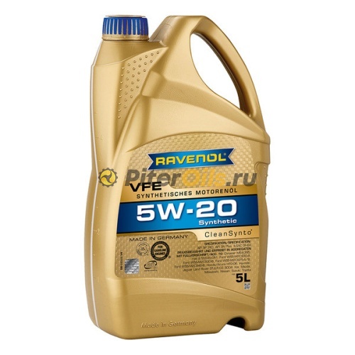RAVENOL моторное масло VFE SAE 5W-20 (5л) 4014835846067