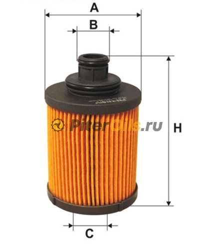 Фильтр масляный FILTRON OE682 (HU712/7X, SH 4797 P)