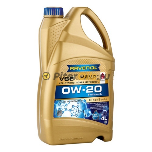 RAVENOL моторное масло VSE SAE 0W-20 (4л) 4014835862067