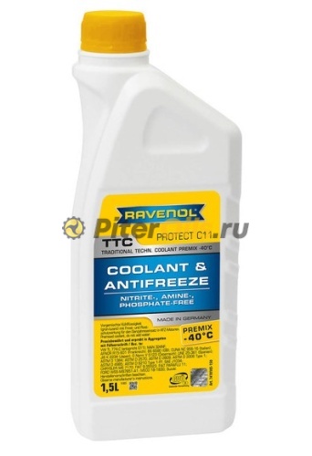 Ravenol Антифриз -40 С (1,5л) желтый