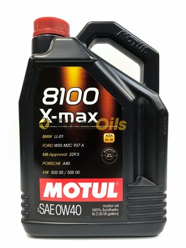 MOTUL 8100 X-Max 0W-40 5л 104533/113223