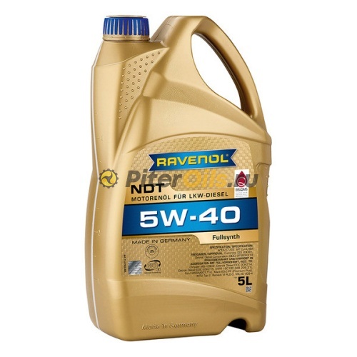 RAVENOL моторное масло NDT Nord Duty Truck SAE 5W-40 (5л) 4014835803282