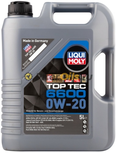 LIQUI MOLY Top Tec 6600 0w20 (5л) 21411