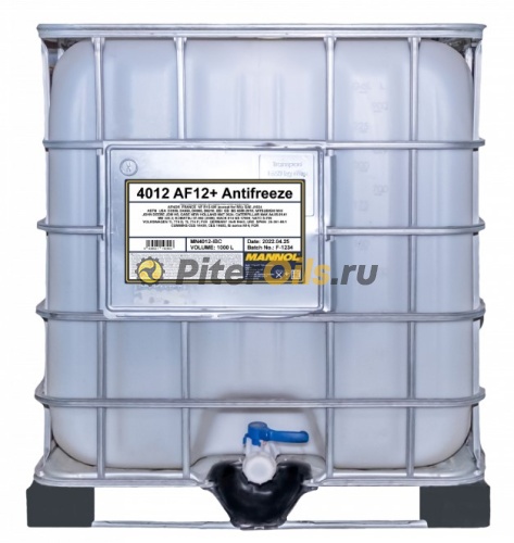 Mannol Antifeeze AF12+ Red -40 Longlife (1000л)