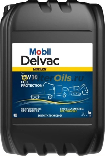 Mobil Delvac Modern 10W-30 Full Protection (20л) 157339