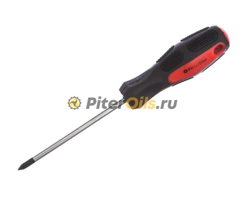 MATRIX Отвертка Anti-Slip, Ph1x100 мм, CrV, двухкомп. рукоятка 12244