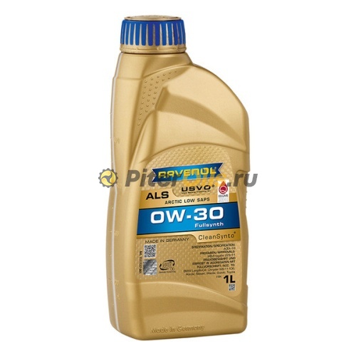 RAVENOL моторное масло Arctic Low SAPS ALS SAE 0W-30 (1л) 4014835797710