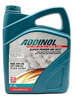 ADDINOL Super Power MV 0537 5W-30 4л 72099225