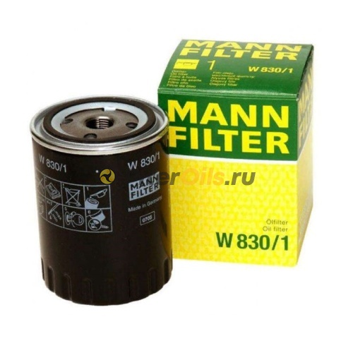 Фильтр масляный MANN W830/1 (W719/12/ W719/15/ W719/27/ W719/30)
