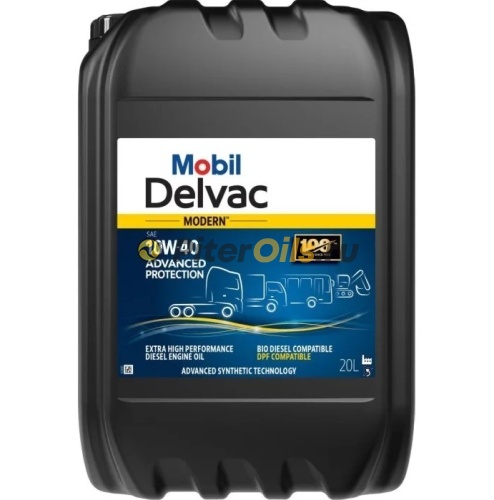 Mobil Delvac Modern 10W-40 Advanced Protection (20л) (XHP ESP 10W-40) 157068