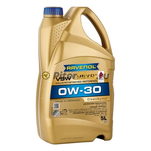 RAVENOL моторное масло VSW SAE 0W-30 (5л) 4014835842847