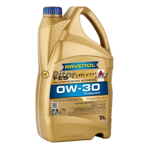 RAVENOL моторное масло FES SAE 0W-30 (5л) 4014835859012