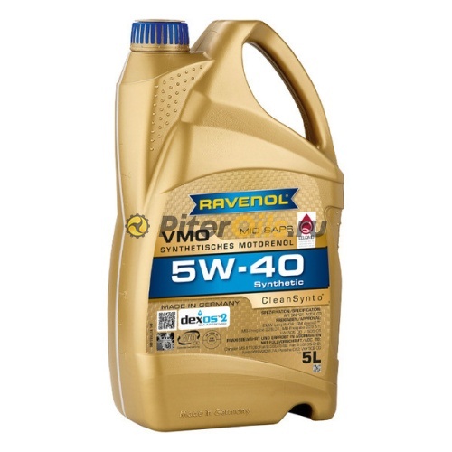 RAVENOL моторное масло VMO SAE 5W-40 (5л) 4014835723856