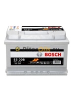 Аккумулятор BOSCH Silver Plus S5 008 77Ah 780A 278x175x190 577 400 078 (- +)