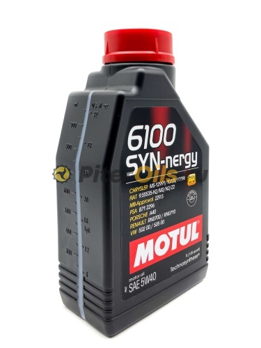 MOTUL 6100 Syn-Nergy 5W40 1л 107975/111689/113880