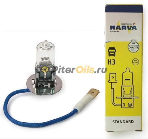 48700 Лампа NARVA H3 (70W) PK22s Standard 24V 48700 C1