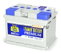 Аккумулятор Tyumen Battery PREMIUM 64Ah 620A об. пол. (- +) 242х175х190