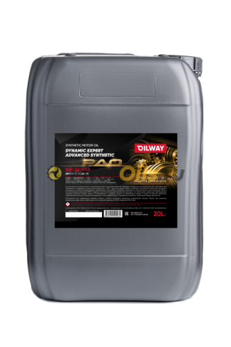OILWAY DYNAMIC EXPERT ADVANCED SYNTHETIC PAO SAE 10W-40 API CK-4/CJ-4/SN ACEA E9, 20 л 4660155102262