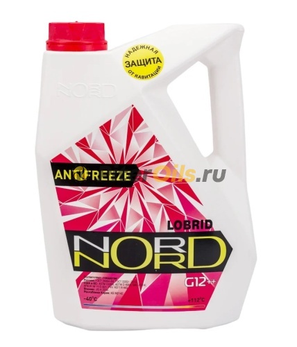 Антифриз NORD High Quality Antifreeze готовый -40C красный (5кг) NR20249