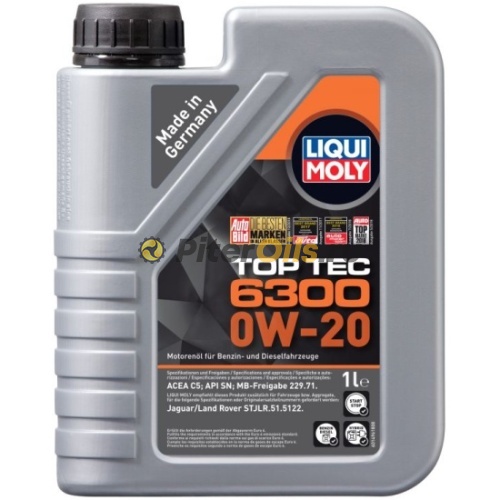LIQUI MOLY масло моторное Top Tec 0W-20 (1л) 6300/21216