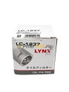 LYNXauto Фильтр масляный LC1237 (W67/1, SM 134, OP595, LCN67/1W)