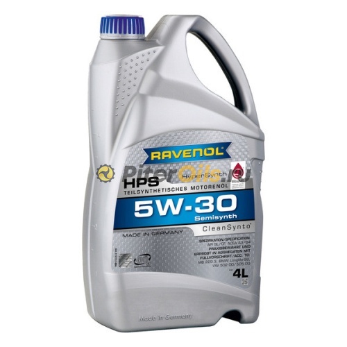 RAVENOL моторное масло HPS SAE 5W-30 (4л) 4014835722897