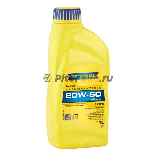 RAVENOL моторное масло Formel Extra SAE 20W-50 (1л) 4014835724815