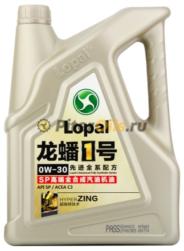 Lopal Моторное масло 1 Advanced Fully Synthetic Series SP 0W-30 (4л) LPL36608