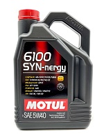 MOTUL 6100 Syn-Nergy 5W40 4л 107978/112451