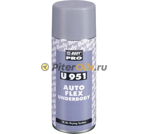 BODY 951 Антигравий Autoflex (бел.) аэрозоль шумопоглощающий (0,4л) 5100100030