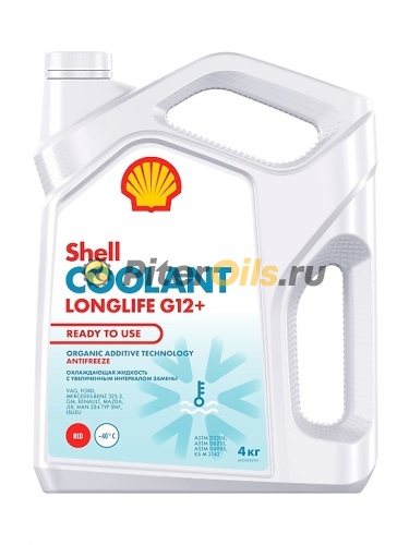 Shell Coolant Longlife G12+ 4кг